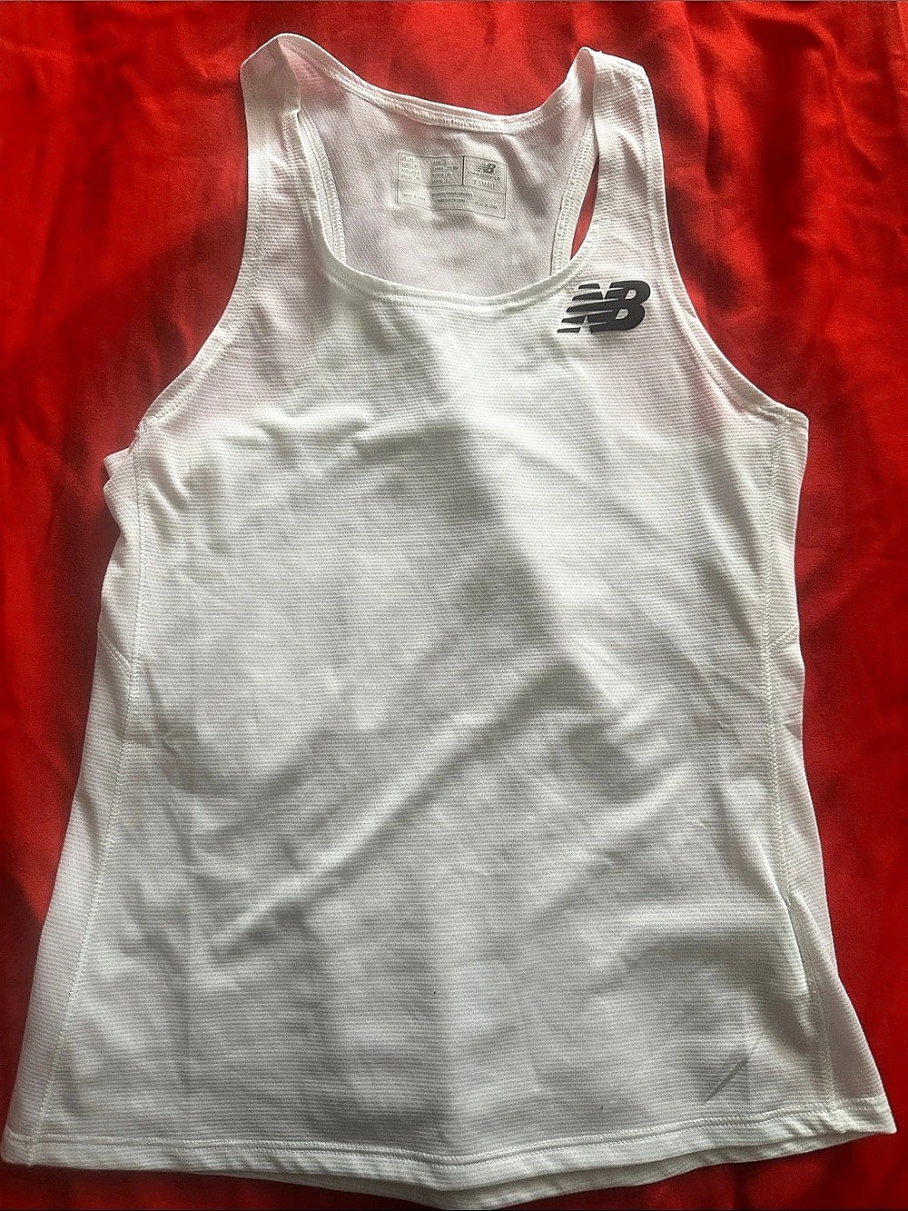New Balance Women's Athletic Tank Top White Size XS Like New